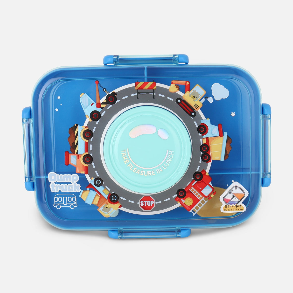 PLASTIC LUNCH BOX 1270+150 ML