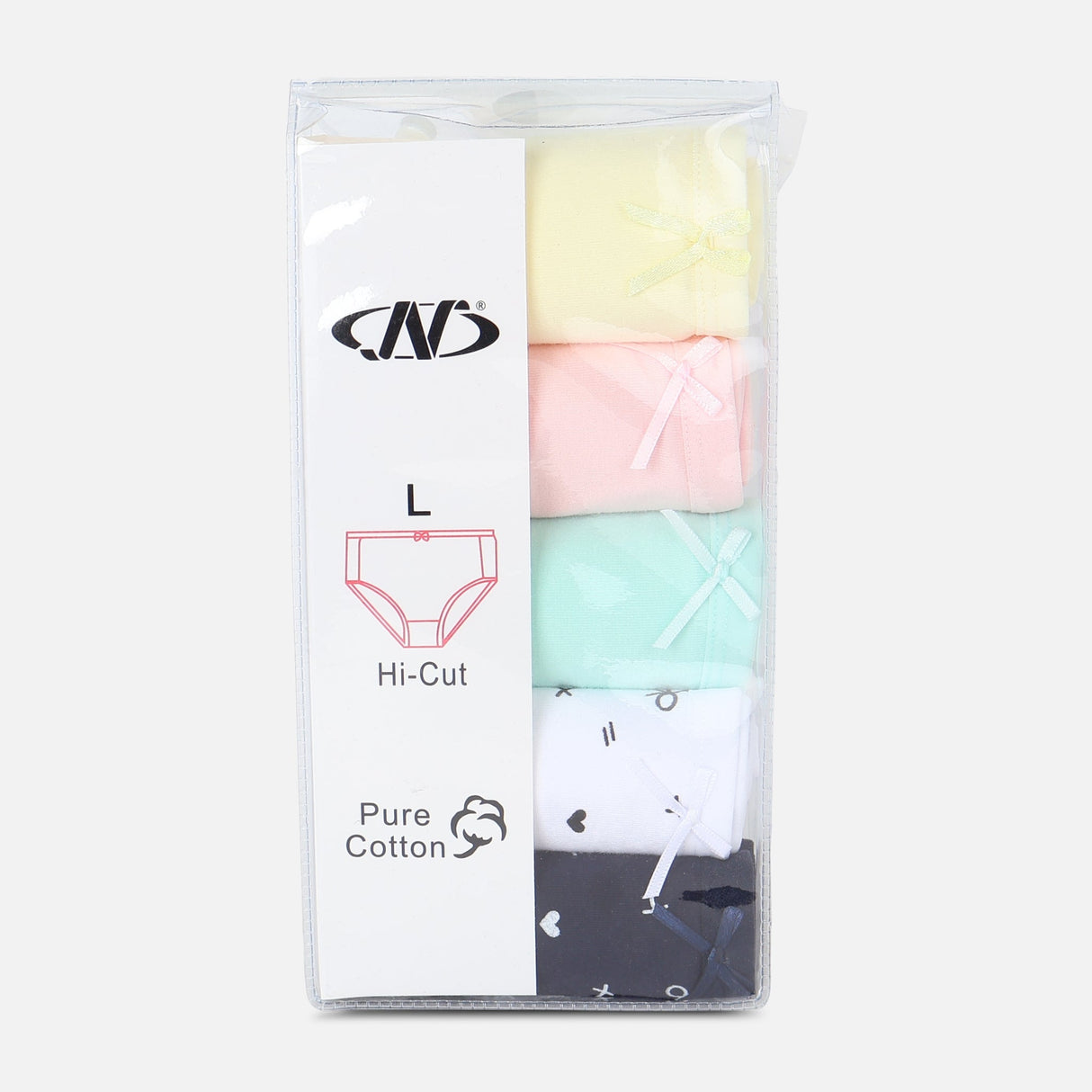 Women High-Waisted Panties 5 Pieces