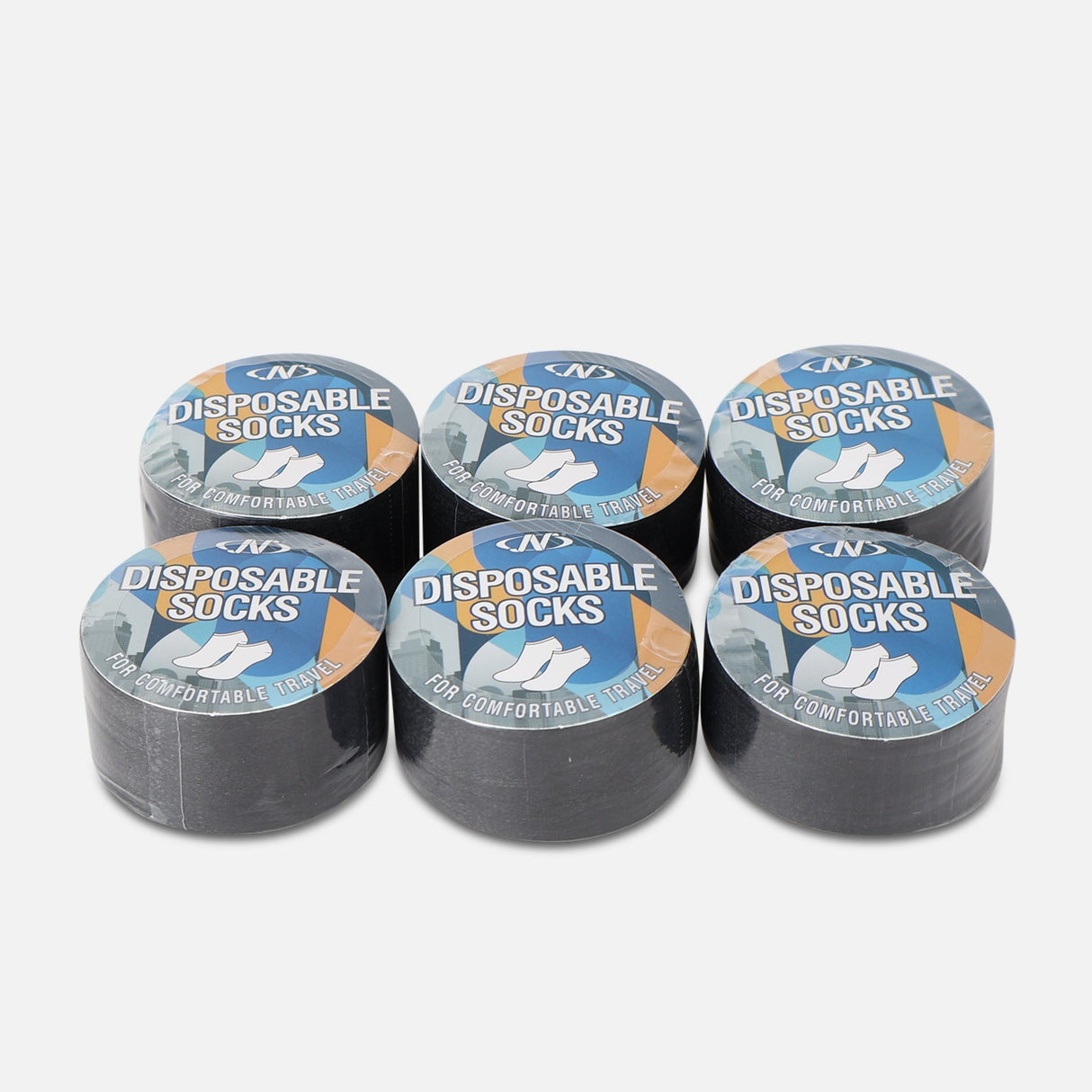 DISPOSABLE ANKLE SOCKS 6 PAIRS