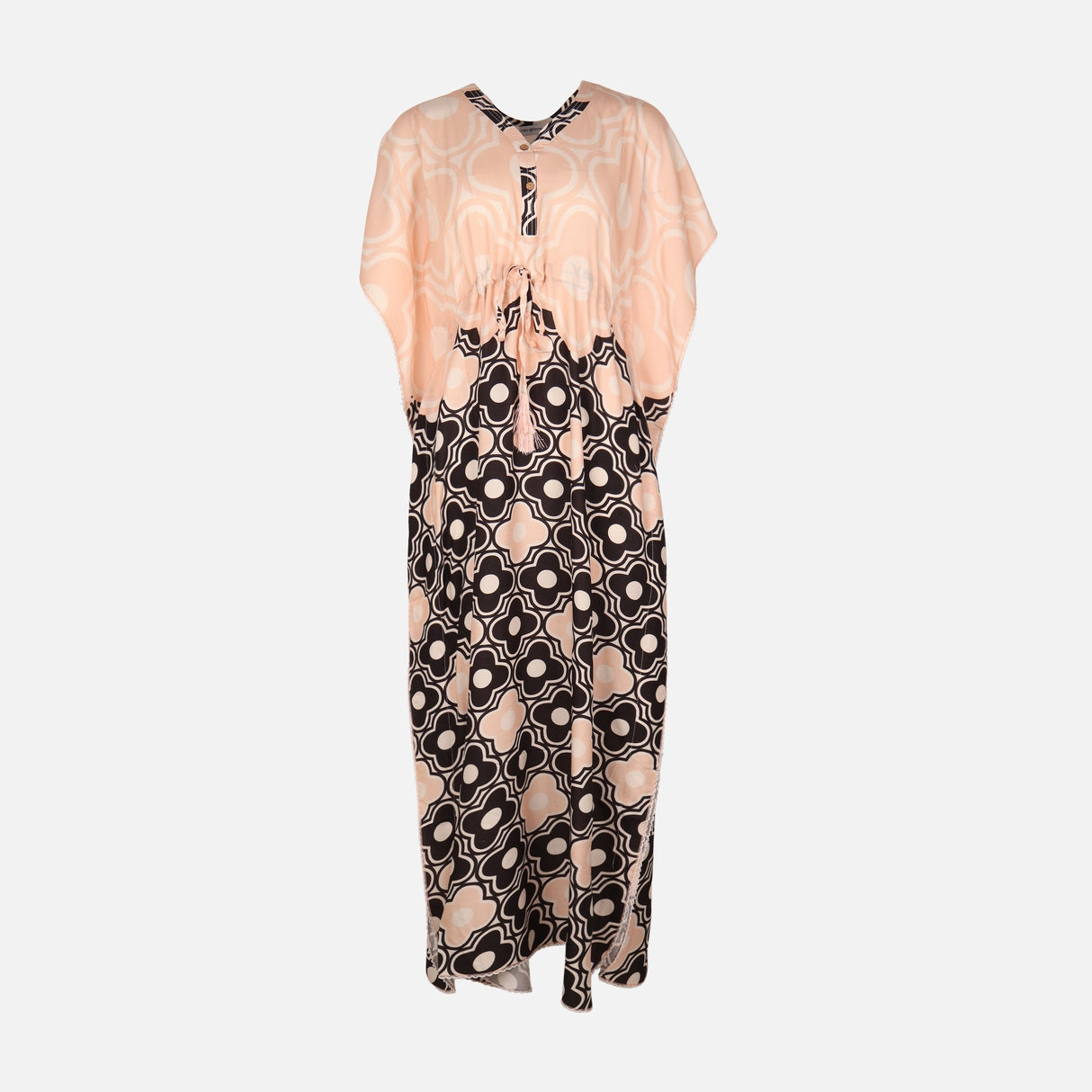 Ladies Digital Print Farasha Maxi Dress