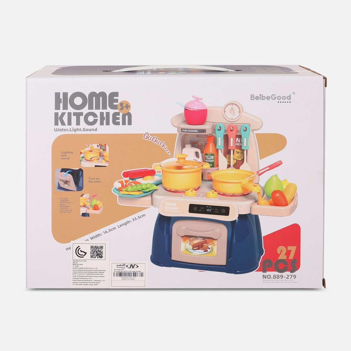Kitchen Playset For Kids-Light Sound