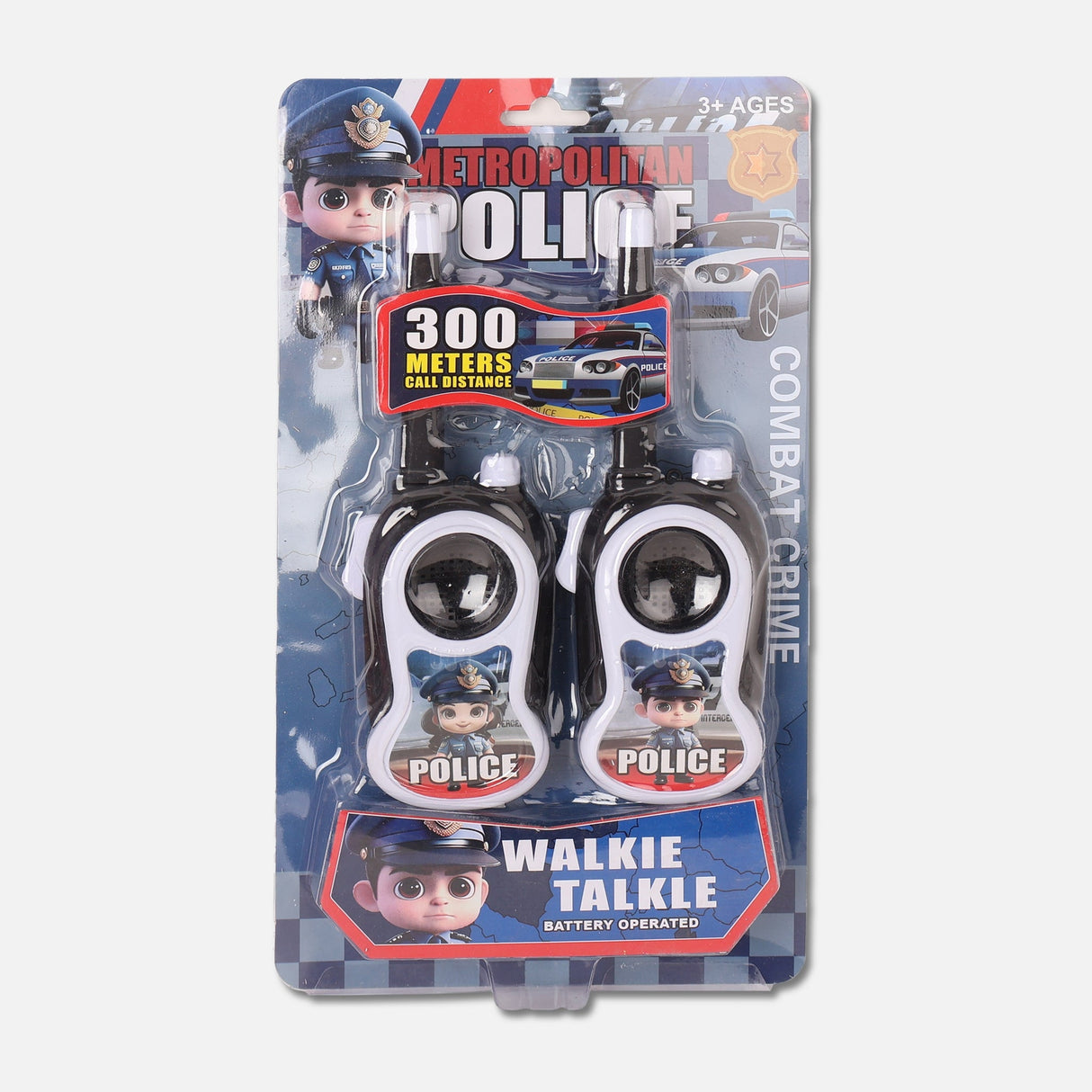 Walkie Talkie Set For Kids-Police Theme