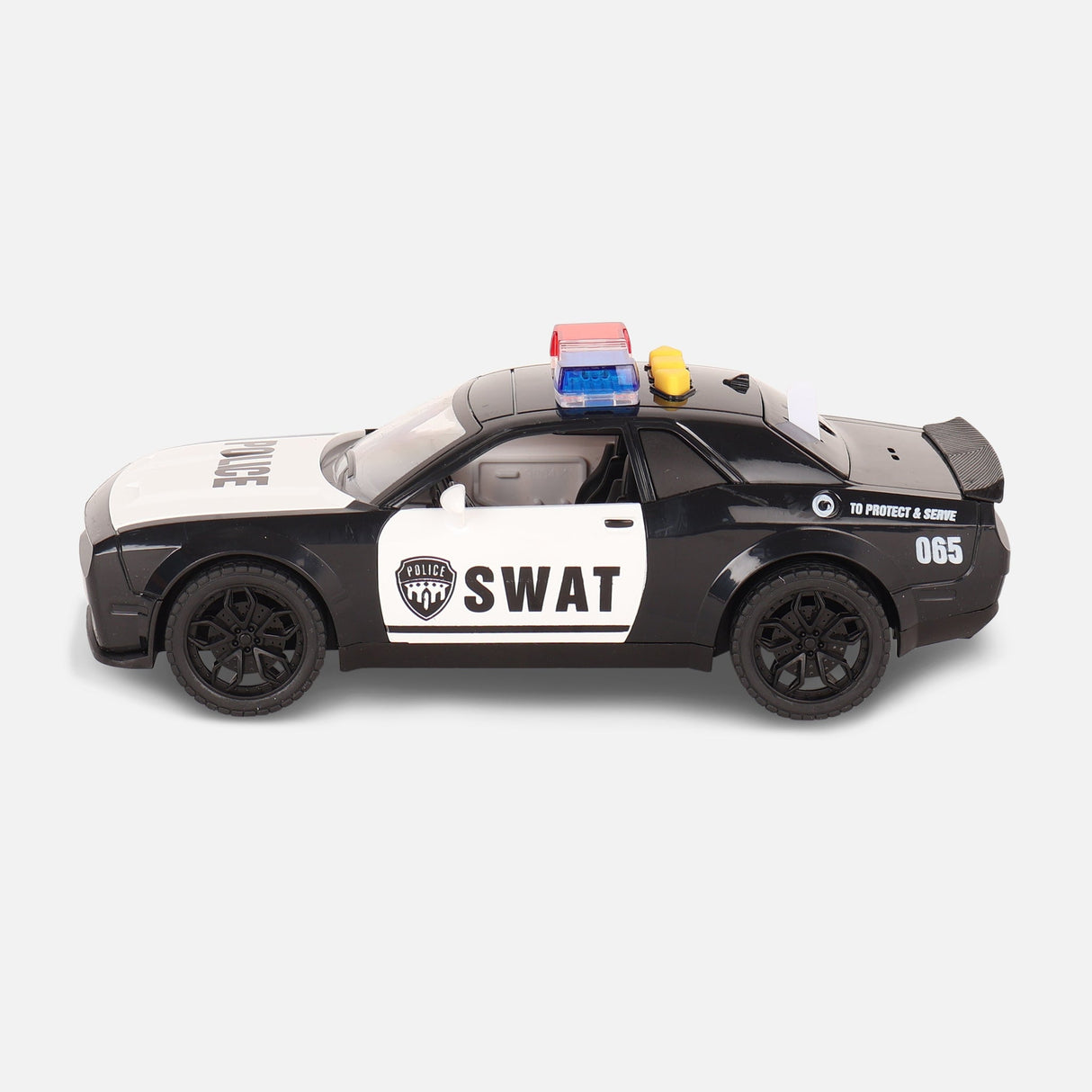 Friction Toy Car With Light And Music-Police Car
