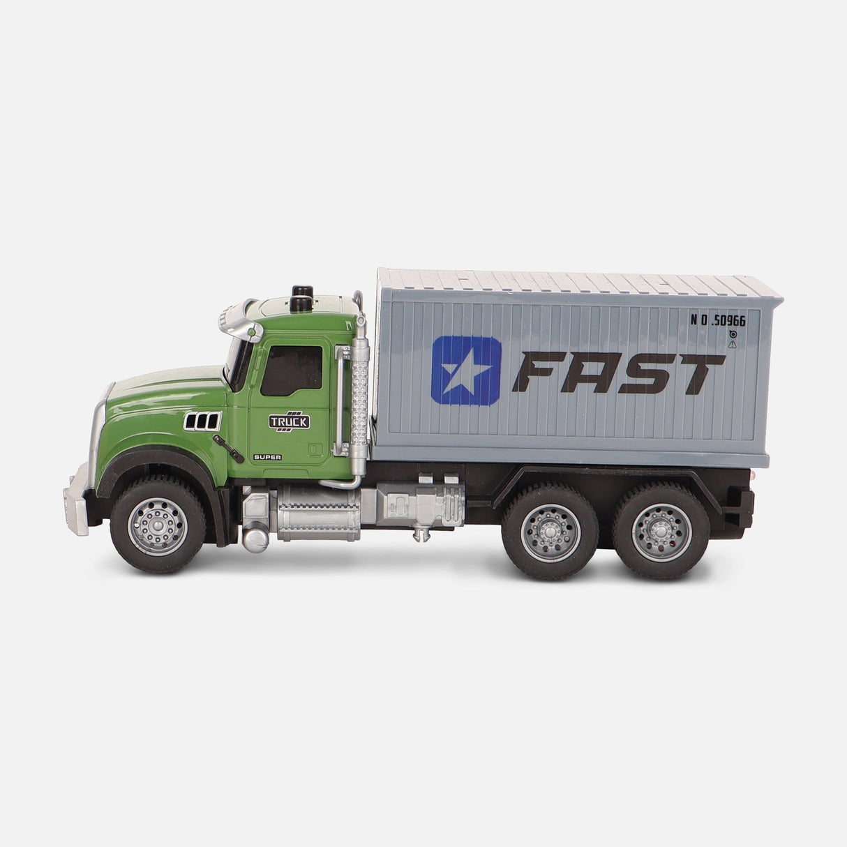 Friction Toy Car With Light & Music & Spary-Container Truck