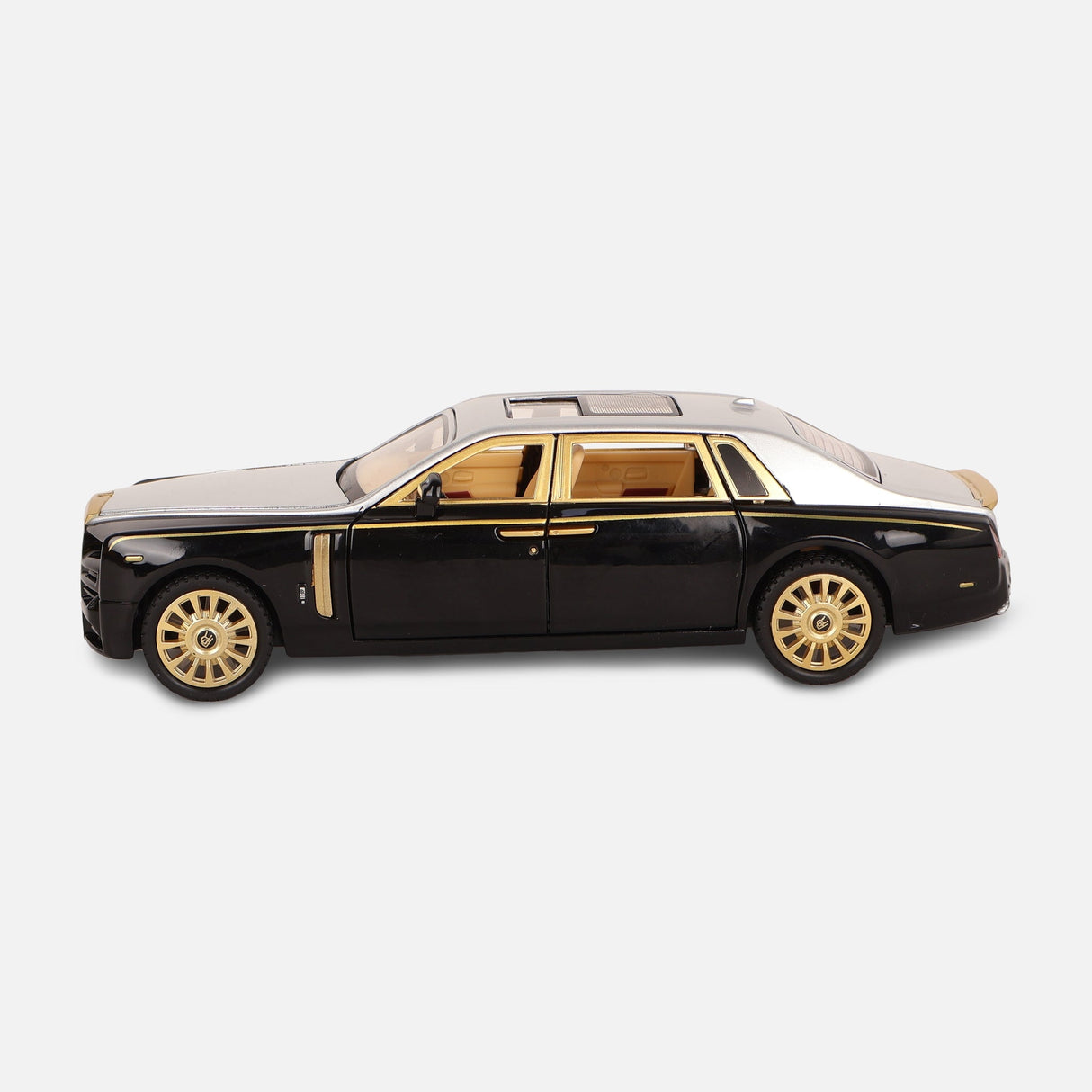 Rolls Royce Phantom Die Cast Toy Car With 7 Opening Parts And Lights