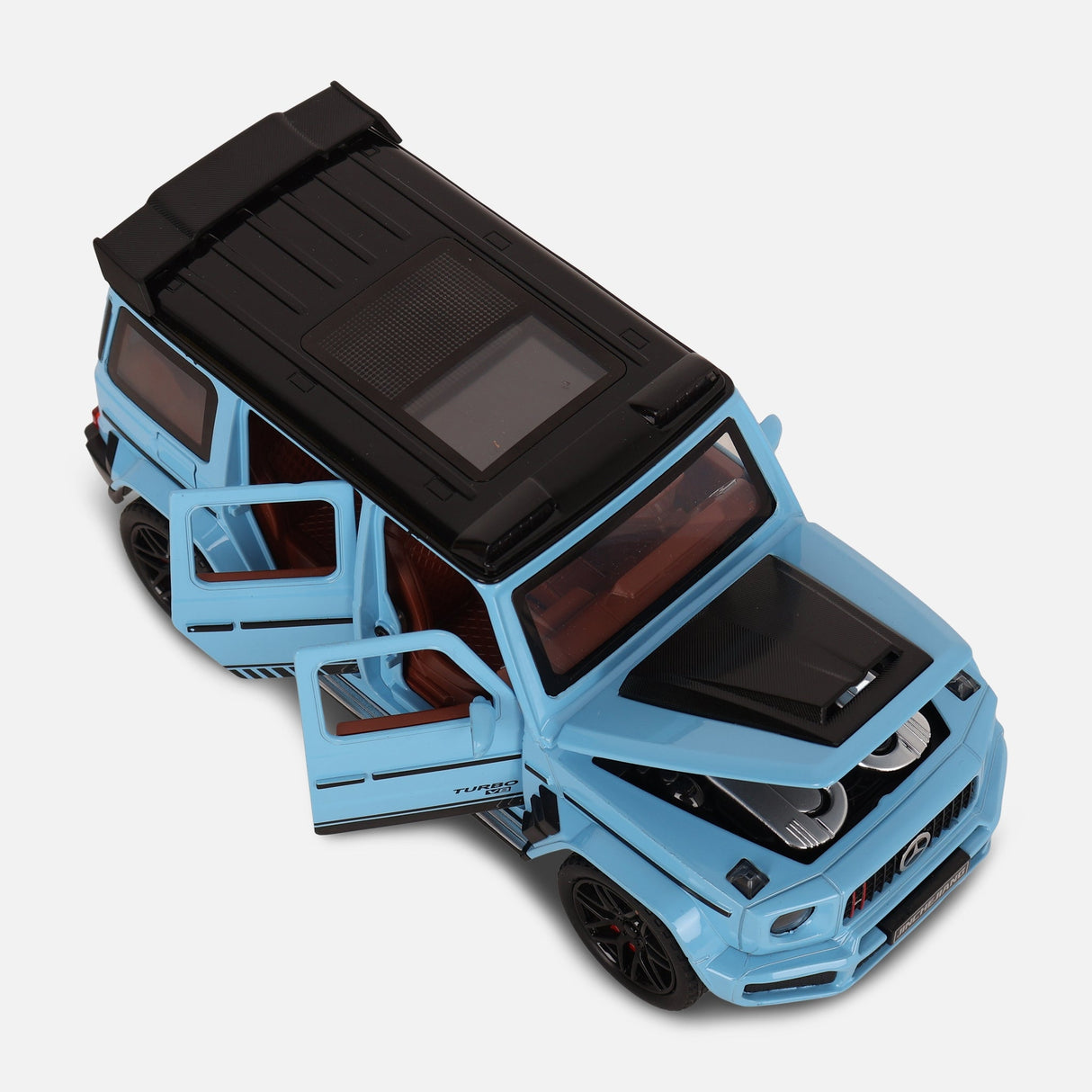 Mercedes G-Class Die Cast Toy Car With 6 Opening Parts Sound And Lights