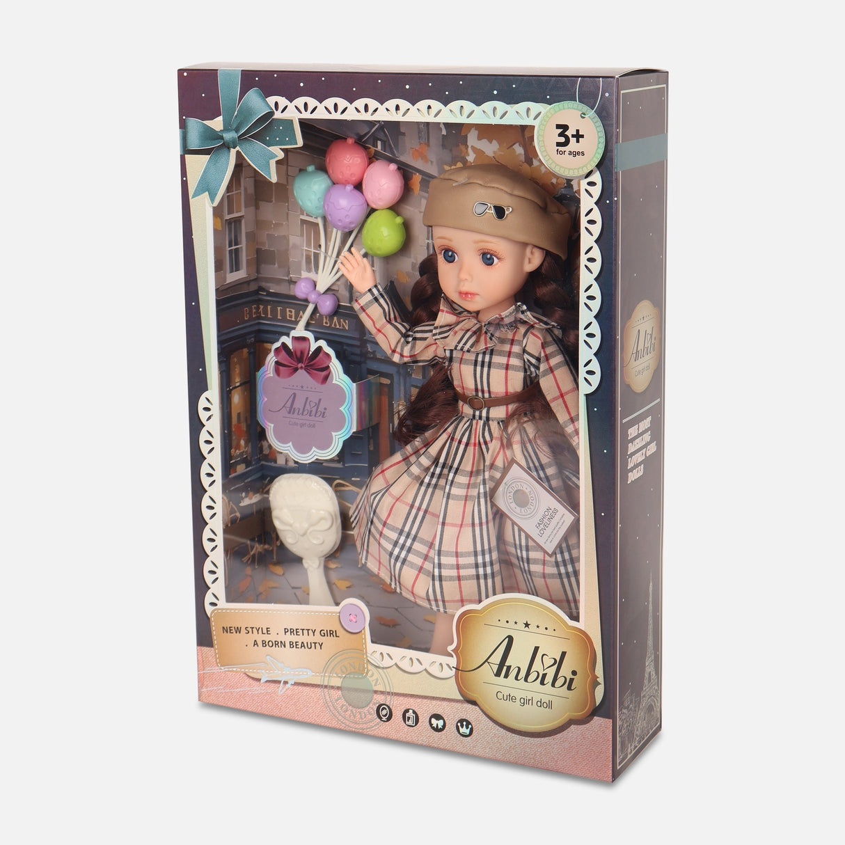 Doll Toy Set For Girls With Accessories