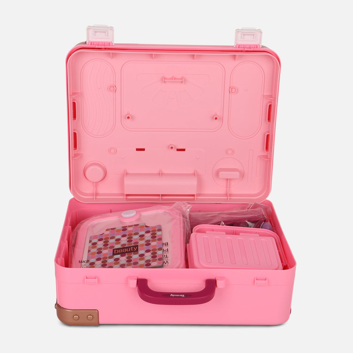 Portable Dress Up Playset In Wheeled Trolley Case