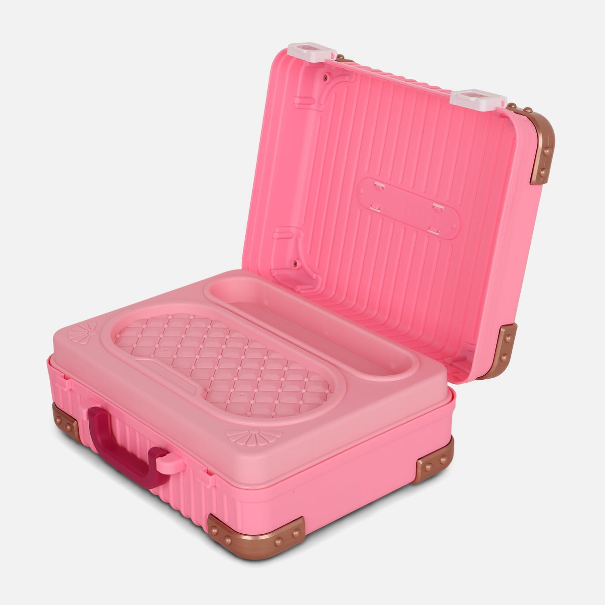 Portable Dress Up Playset In Wheeled Trolley Case