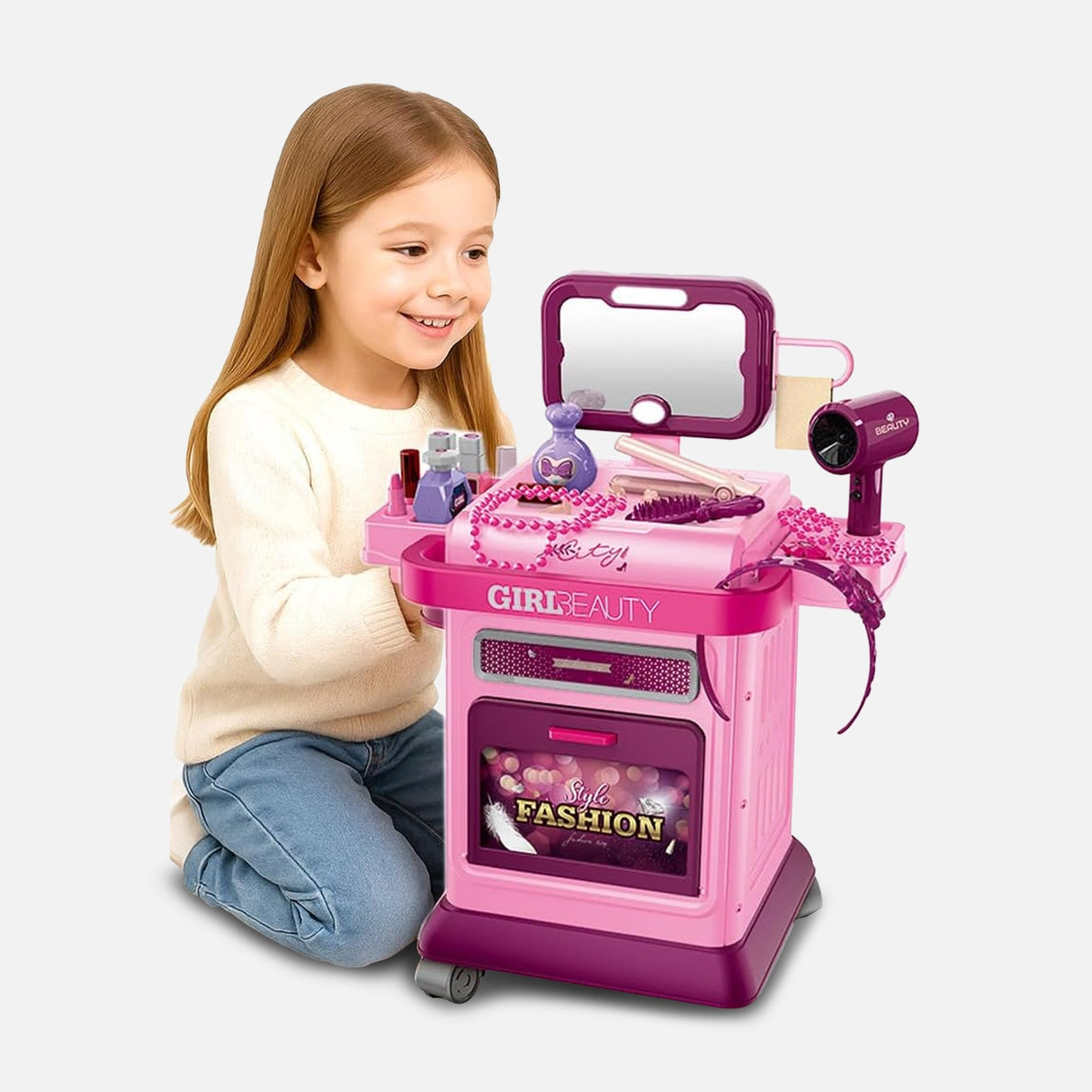 Beauty Cart Play Set With Accessories