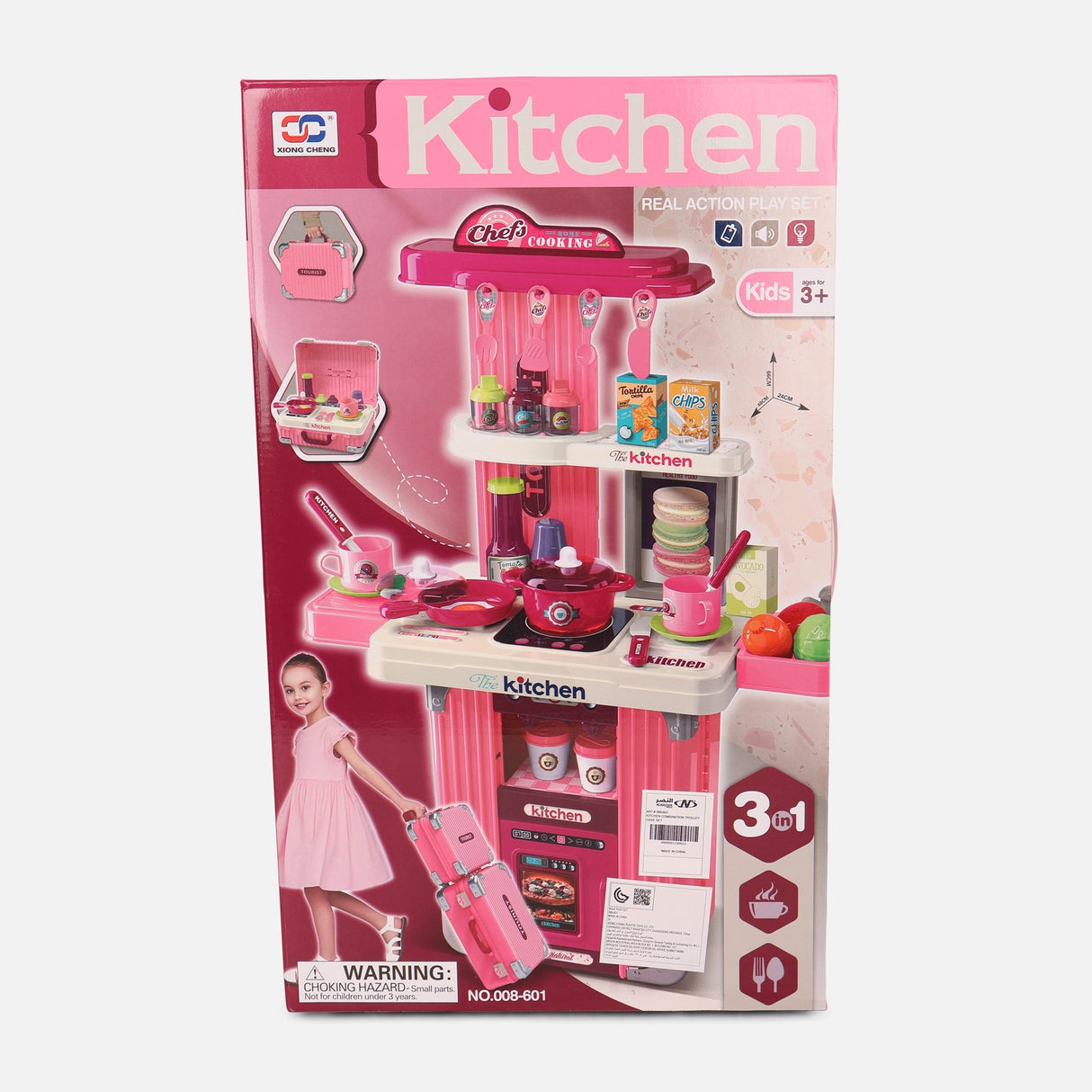 Kitchen Combination Trolley Case Set For Kids