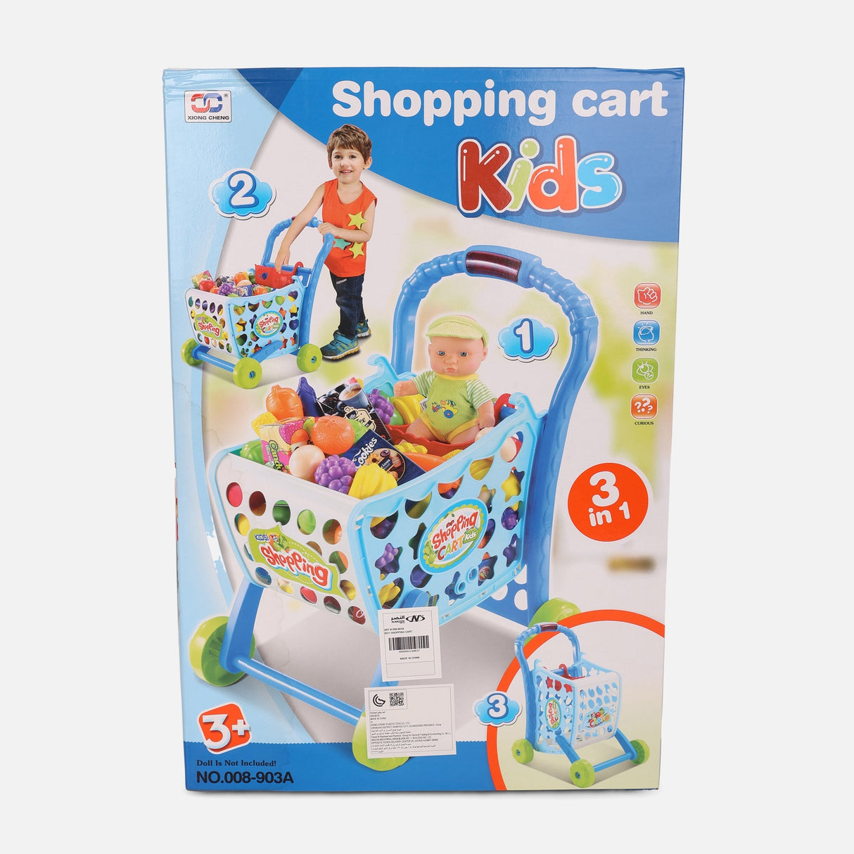 Toy Shopping Trolley Cart For Boys