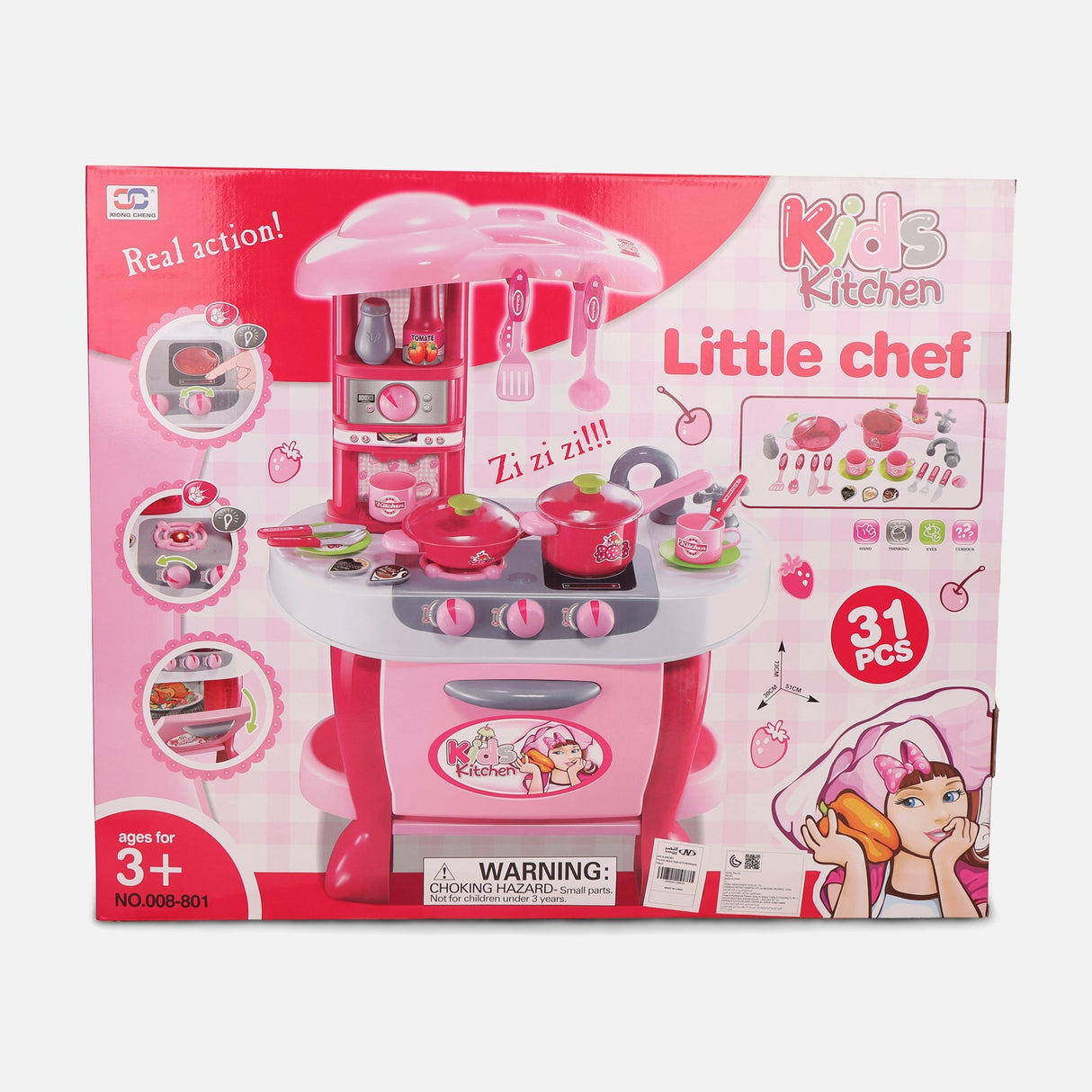 Touch Induction Style Kitchen Play Table