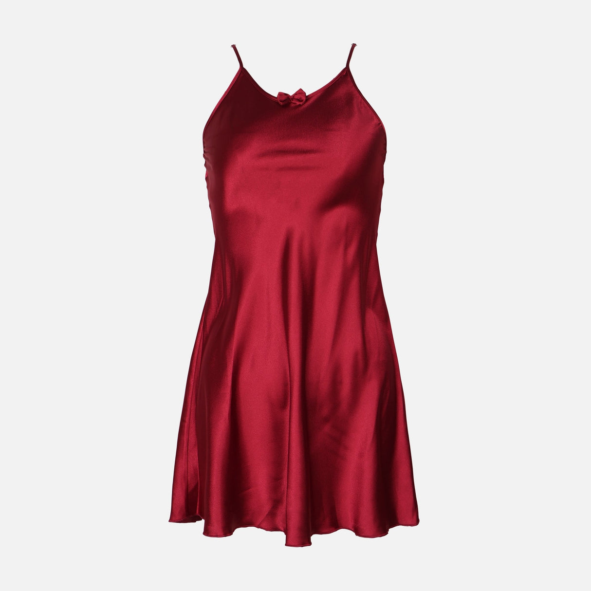 Ladies Satin Midi Night Gown And Robe Set