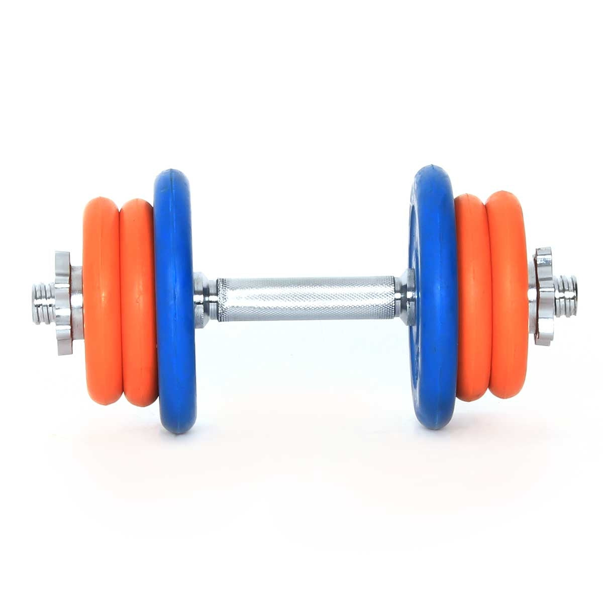 دامبيل الورابر طقم قطعة واحده متعدد الالوبإجمالي وزن 10 كجم