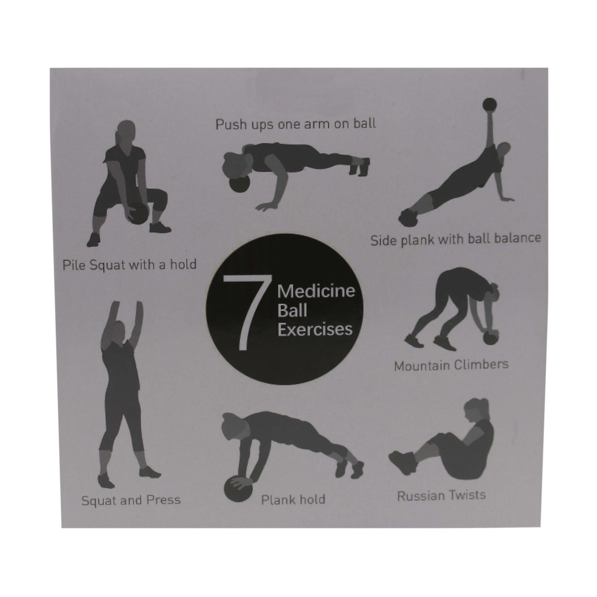 كرة طبية للعلاج الطبيعي والتمارين الرياضية (4 كجم) برتقالي