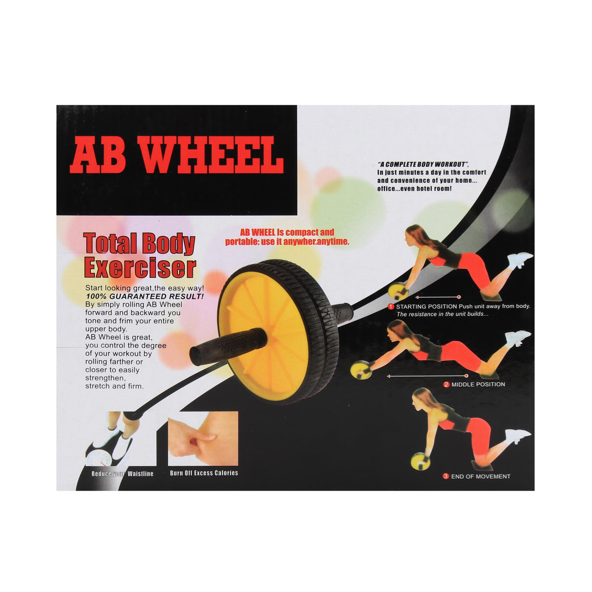 AB ROLLER EXERCISE WHEEL