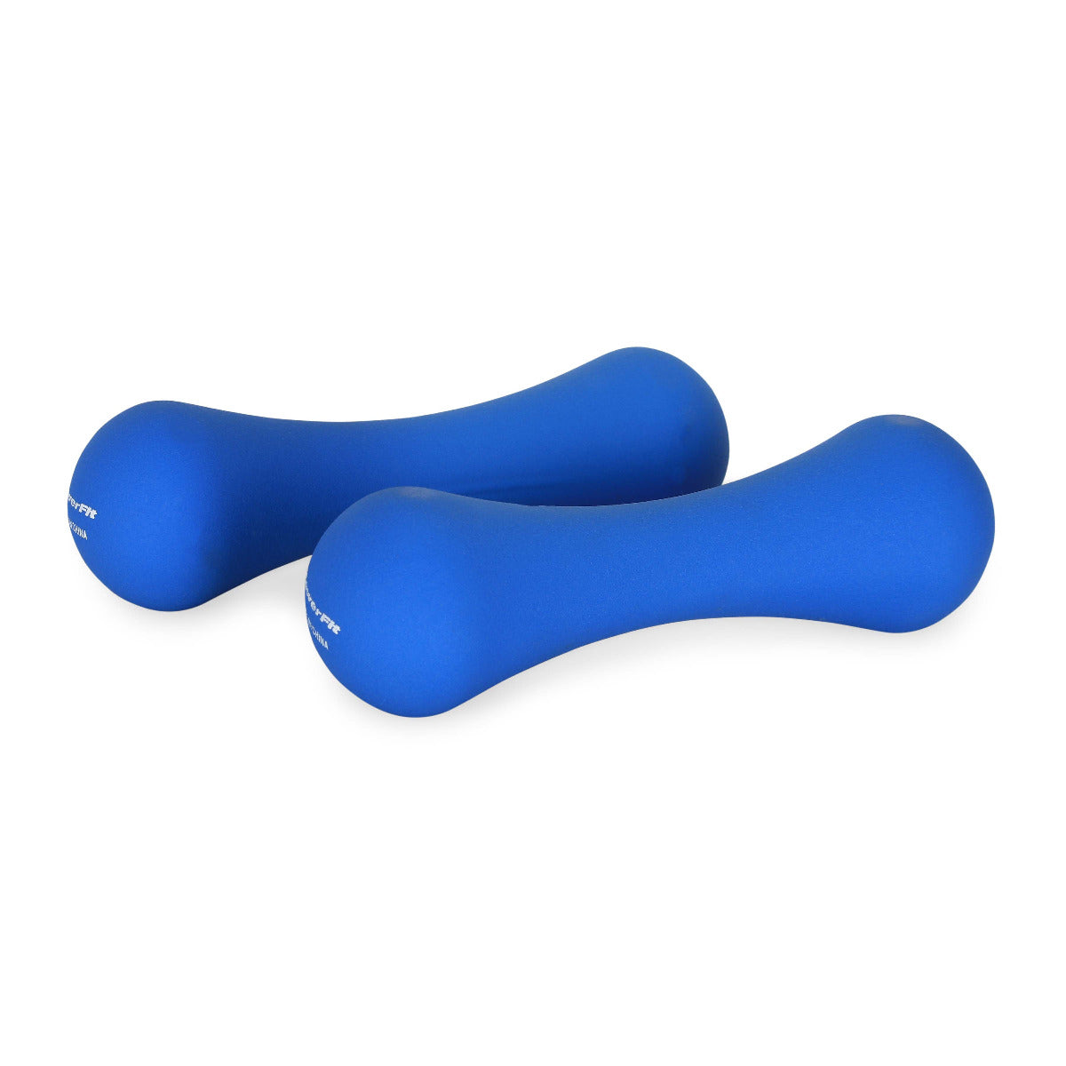 Bone Shape Neoprene Dumbbell 2 Pieces -2 Kg-Blue
