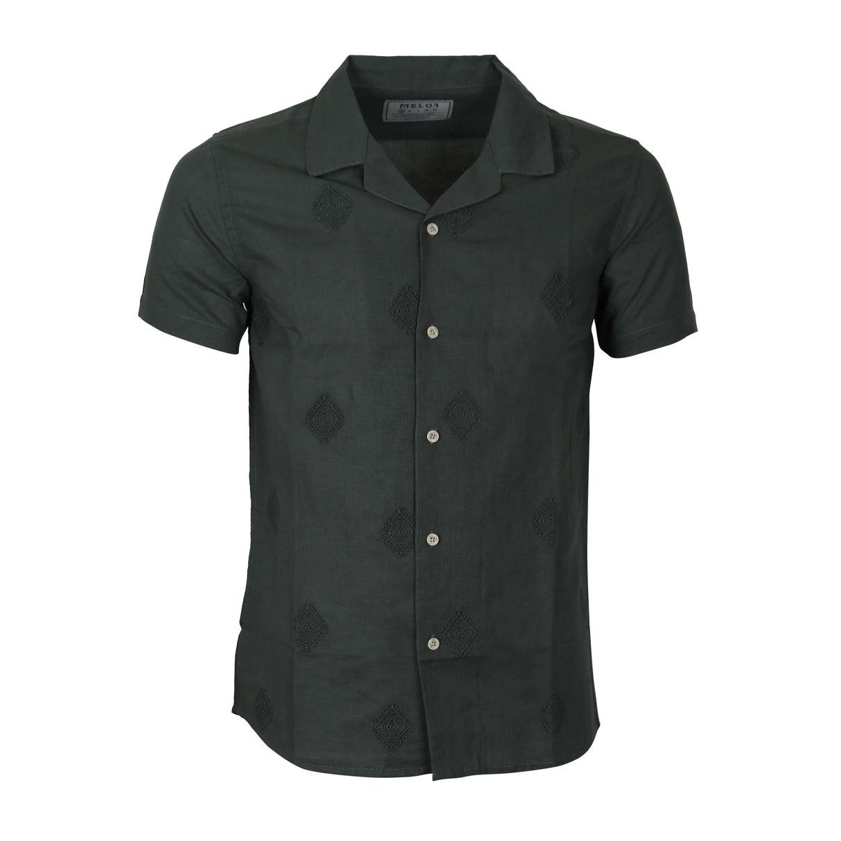 MEN LINEN SHIRT SHORT SLEEVES REGULAR FIT