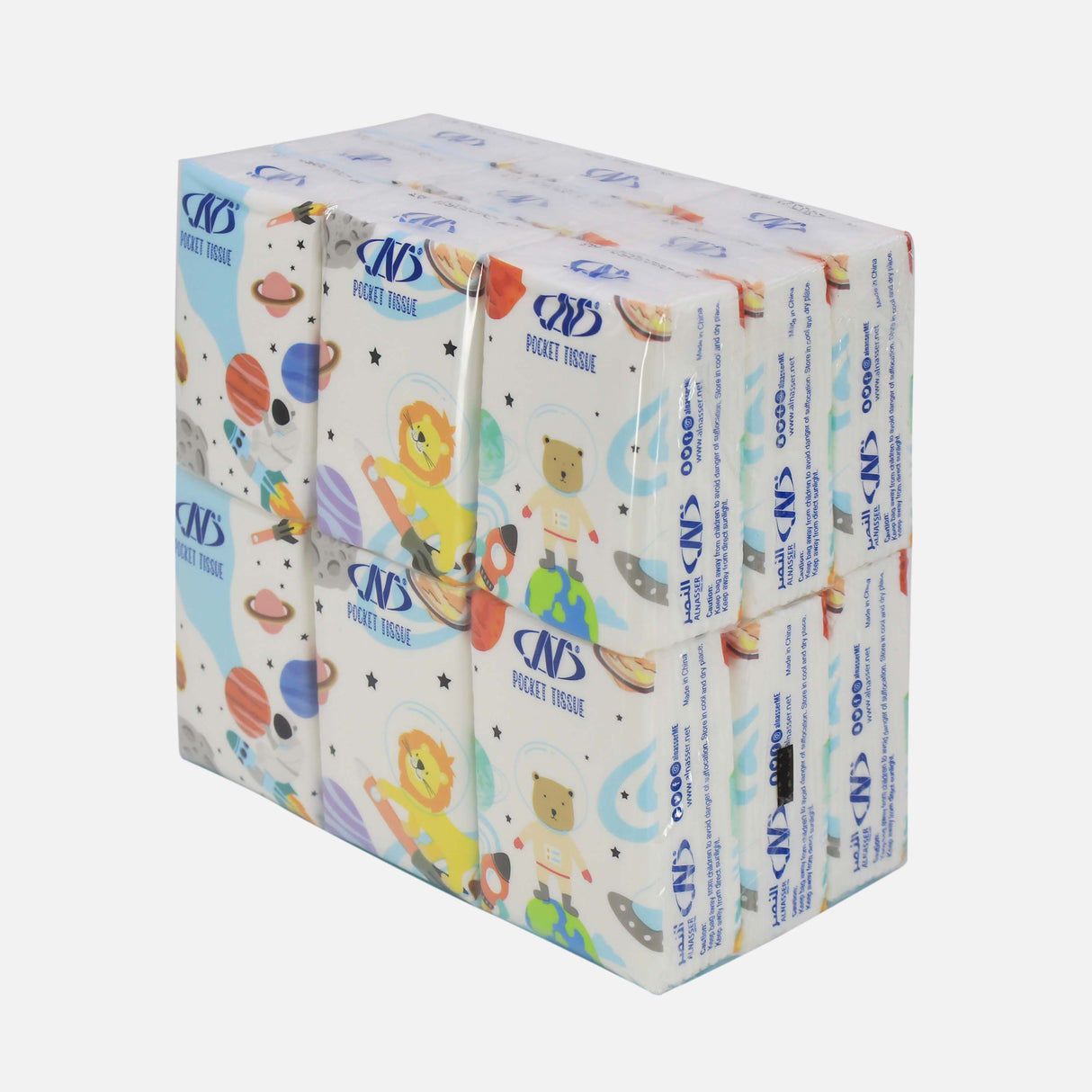 مناديل جيب صغيرة 18 قطعة