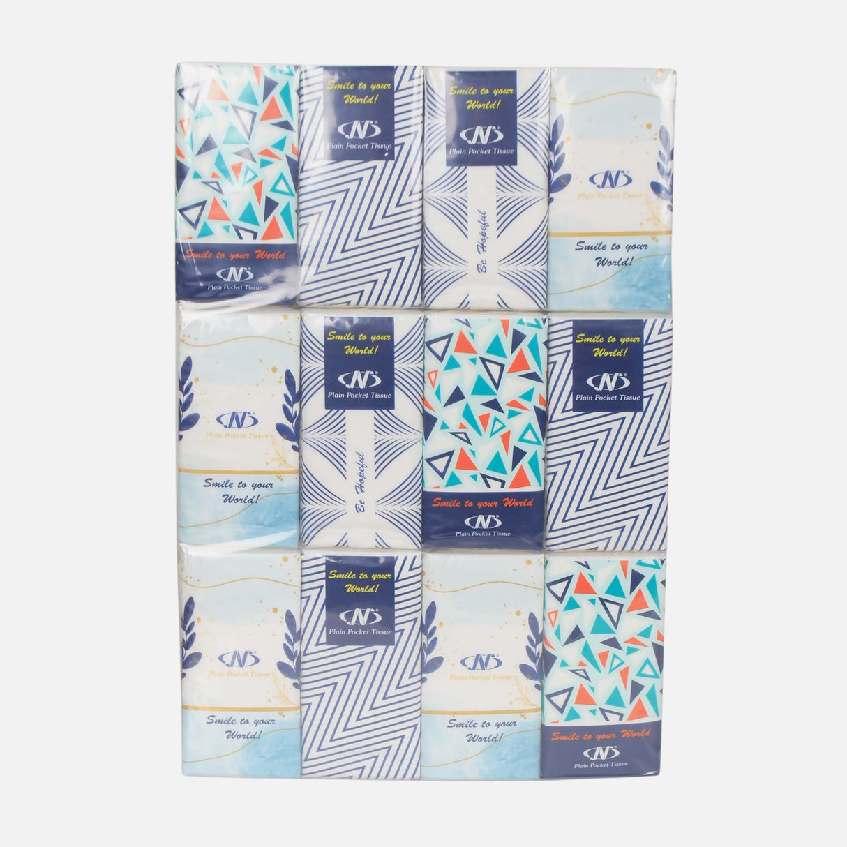 مناديل جيب سادة 3 طبقات 24 قطعة