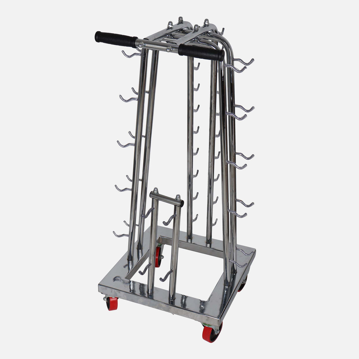 حامل دمبل مطلي بالكروم