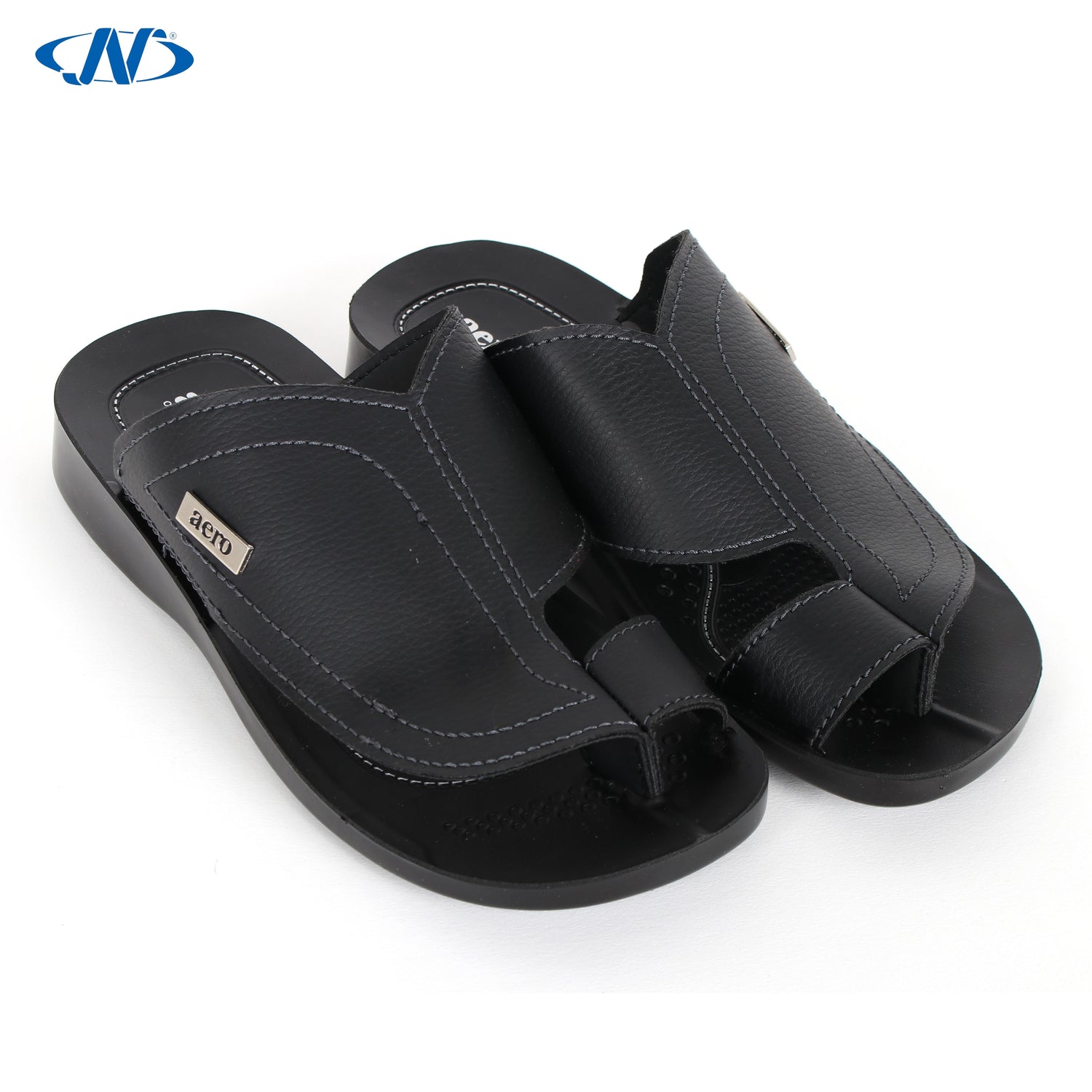 Casual Slippers Aerosoft Chappal Man Leather Aerosoft Footwear