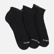 UNISEX TERRY QUARTER CREW SOCKS 3 PAIRS