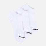 UNISEX NON TERRY NO SHOW SOCKS 3 PAIRS