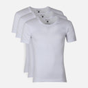 Men Innerwear Round Neck White 3 Pieces