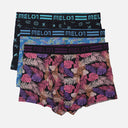 Men Innerwear Printed Trunk 3 Pieces