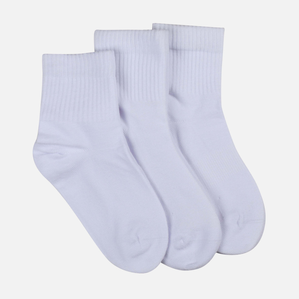 KIDS SCHOOL QUARTER SOCK 3 PAIRS