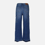 LADIES WIDE LEG JEANS