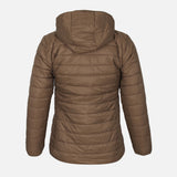 LADIES BASIC PUFFER JACKET WITH HOOD