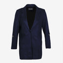 Ladies Long Sleeve Suede Jacket