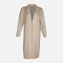 Ladies Long Sleeve Suede Coat