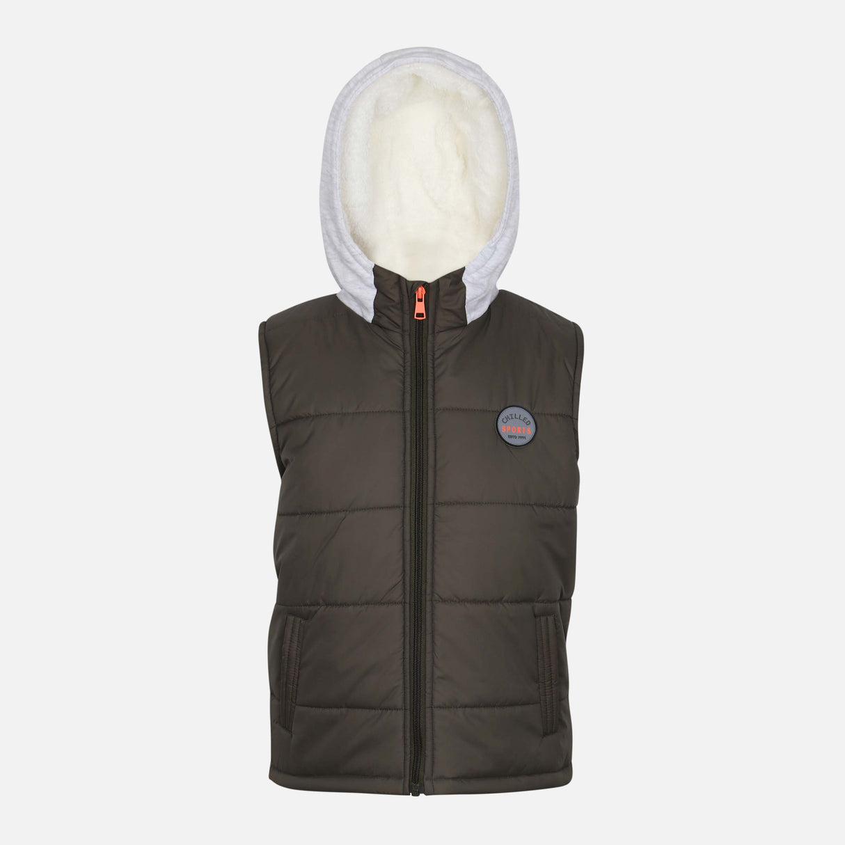 BOYS SLEEVELESS BASIC PADDED VEST