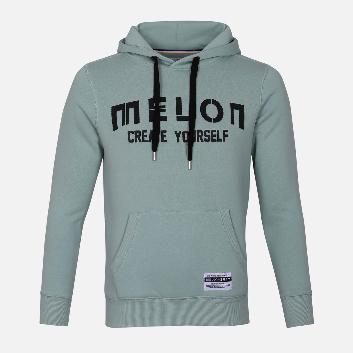 MEN REGULAR FIT PULLOVER HOODED