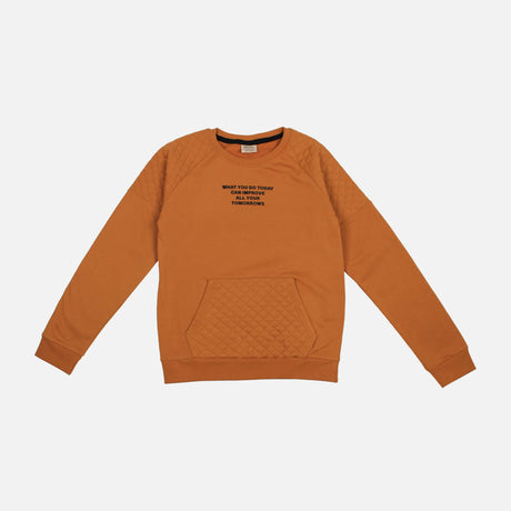 BOYS QUILTED PULLOVER