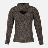 LADIES HIGH NECK SWEATER