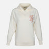 LADIES TERRY QUARTER ZIP SWEATSHIRT