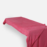 SOLID COLOR CORAL FLEECE BLANKET FUSCHIA 220*240 CM