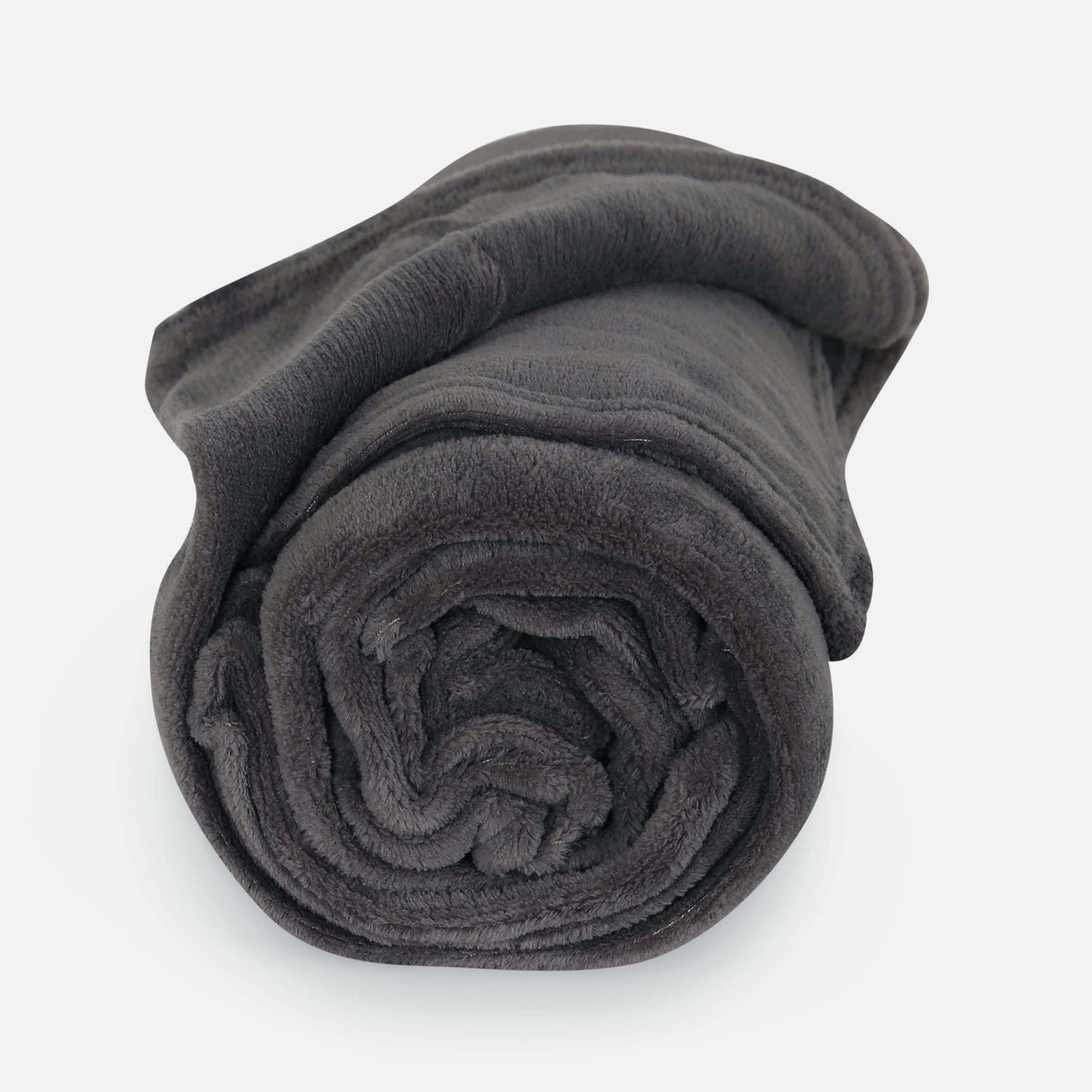 SOLID COLOR CORAL FLEECE BLANKET GREY 200*220 CM