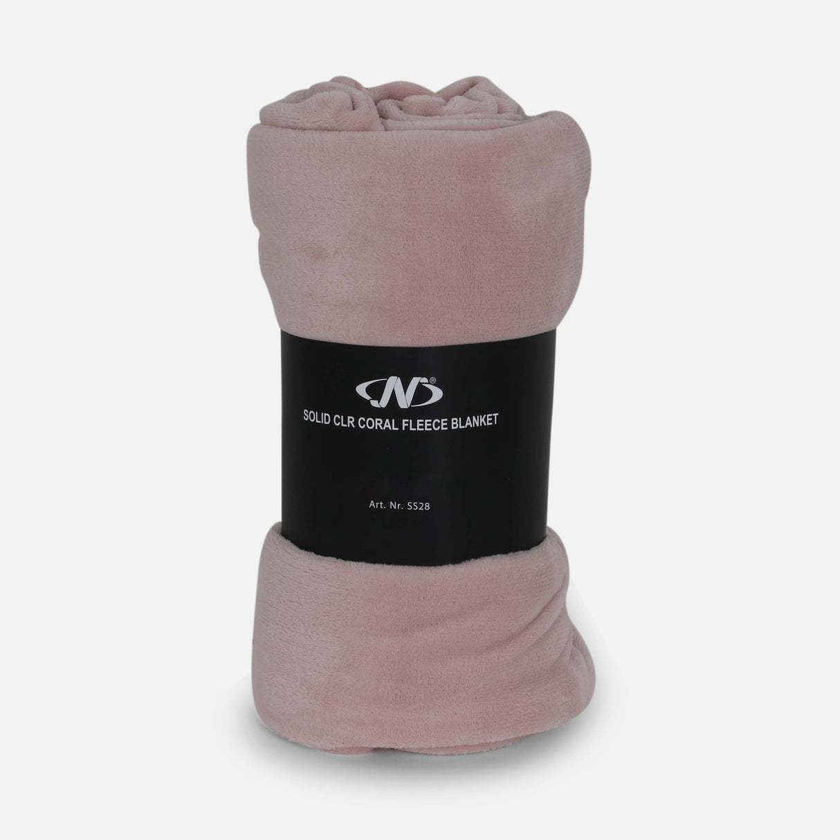 SOLID COLOR CORAL FLEECE BLANKET CREAM 140*200 CM