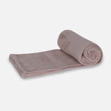 SOLID COLOR CORAL FLEECE BLANKET CREAM 140*200 CM