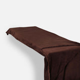 SOLID COLOR CORAL FLEECE BLANKET BROWN 200*220 CM