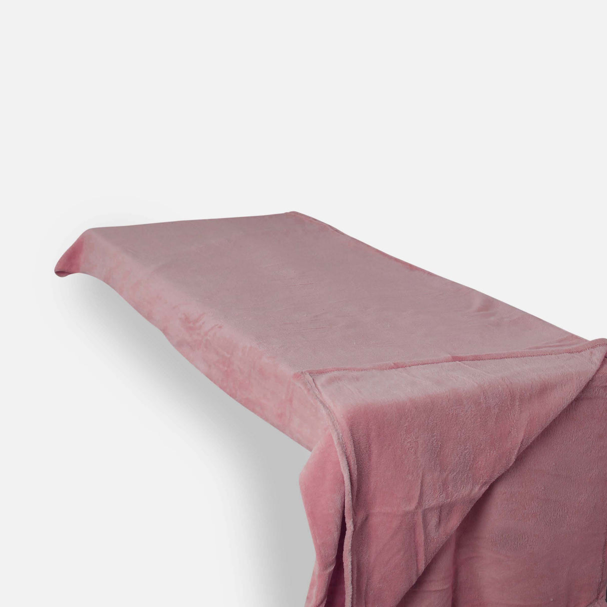 SOLID COLOR CORAL FLEECE BLANKET PINK 220*240 CM