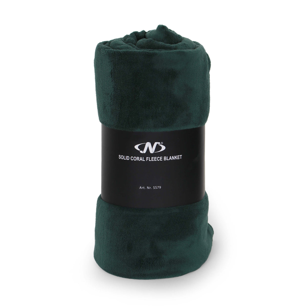 SOLID COLOR CORAL FLEECE BLANKET GREEN 220*240 CM