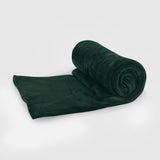 SOLID COLOR CORAL FLEECE BLANKET GREEN 200*220 CM