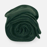 SOLID COLOR CORAL FLEECE BLANKET GREEN 200*220 CM